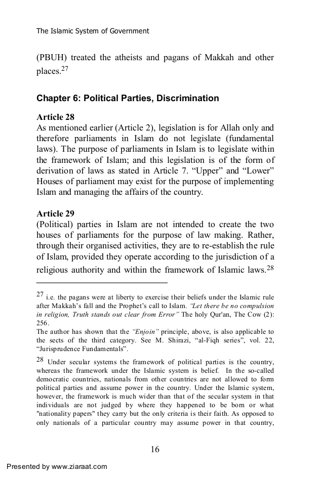 Different forms of government pdf